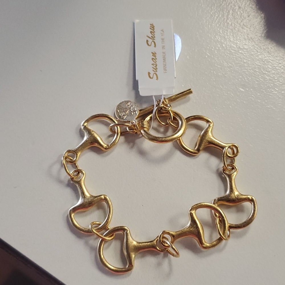 8" equestrian themed bracelet